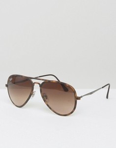Солнцезащитные очки-авиаторы Ray-Ban - Коричневый