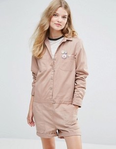 Ромпер на пуговицах Maison Scotch - Синий
