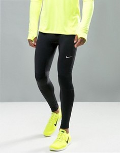 Черные леггинсы Nike Running Essential 644256-011 - Черный