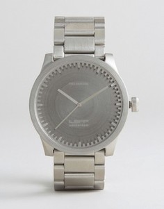 Серебристые наручные часы Leff Amsterdam S-Series 42 мм - Серебряный