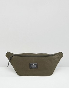 Парусиновая сумка-кошелек на пояс цвета хаки ASOS - Зеленый