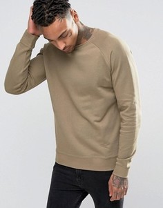 Бежевый свитшот ASOS - Зеленый