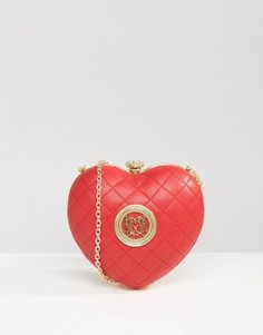 Структурированная сумка через плечо Love Moschino - Красный