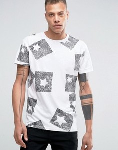 Футболка с принтом звезд Cheap Monday - Белый