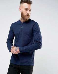 Лонгслив с горловиной на пуговицах Levis - Темно-синий Levis®