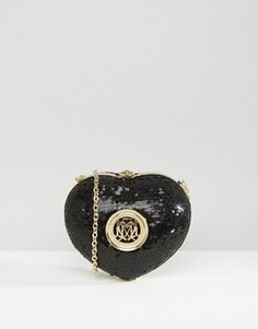 Сумка на плечо с отделкой пайетками Love Moschino - Черный