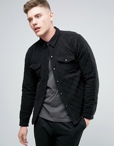 Стеганая куртка‑рубашка Another Influence - Черный