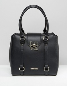 Сумка с пряжкой Love Moschino - Черный