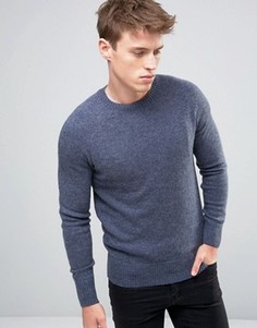 Синий джемпер из овечьей шерсти New Look - Синий