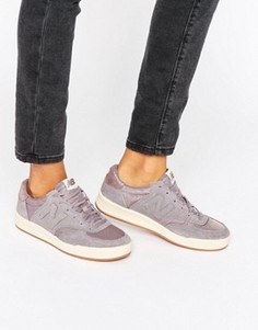 Серые замшевые кроссовки New Balance 300 - Серый