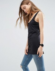 Длинная майка ASOS Ultimate - Черный