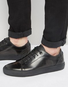 Кожаные кроссовки Ted Baker Kiing - Серый