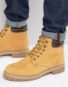 Утепленные ботинки из нубука Jack &amp; Jones Stoke - Рыжий