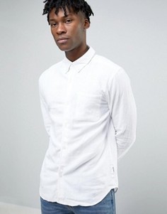 Рубашка из смешанного льна Bellfield - Белый