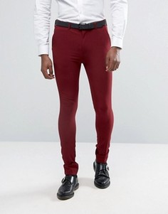 Супероблегающие брюки Rogues of London - Красный