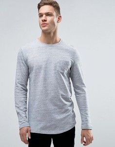Лонгслив с карманом Jack &amp; Jones Originals - Серый