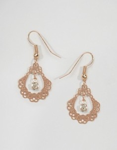 Серьги с филигранной отделкой ASOS - Медный