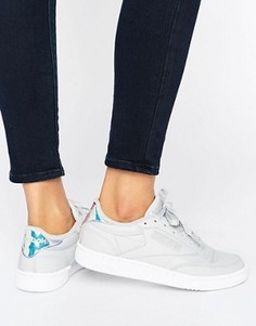 Серые кроссовки Reebok Irridescent Club C - Серый