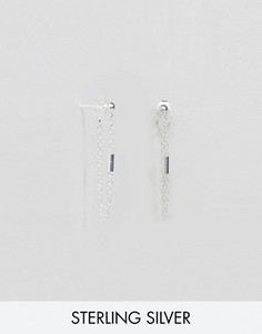 Серебряные серьги-гвоздики ASOS - Серебряный