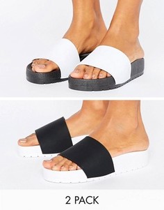Две пары сандалий ASOS FLORITA - Мульти