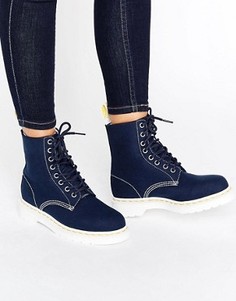 Парусиновые ботинки Dr Martens - Темно-синий