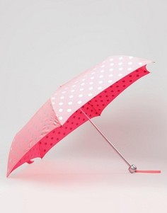 Ярко-розовый зонт в горошек Cath Kidston - Розовый