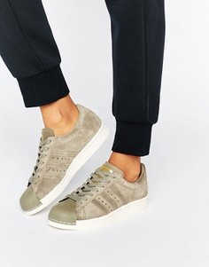 Кроссовки в стиле 80-х adidas Originals Superstar - Кремовый