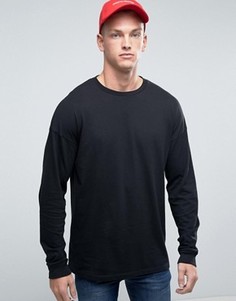 Черный oversize‑лонгслив ASOS - Черный