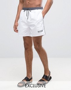 Белые шорты для плавания эксклюзивно для BOSS By Hugo Boss Star Fish - Белый