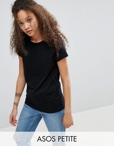 Футболка с круглым вырезом ASOS PETITE The Ultimate - Черный
