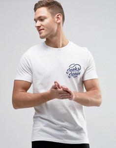 Футболка с принтом Jack &amp; Jones Originals - Белый