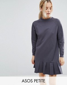 Трикотажное платье ASOS PETITE - Серый