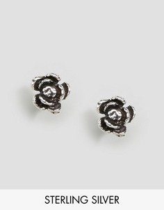 Серебряные серьги-гвоздики ASOS - Серебряный