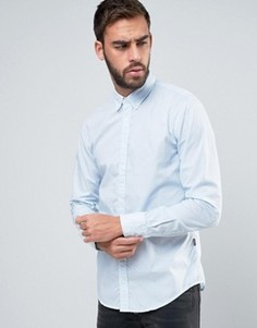 Узкая рубашка с геометрическим принтом BOSS Orange by Hugo Boss - Белый