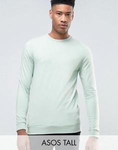 Синий обтягивающий свитшот ASOS TALL - Синий