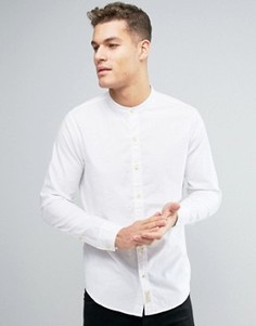 Классическая оксфордская рубашка с логотипом Hollister - Белый