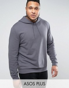 Серый oversize-худи ASOS PLUS - Серый
