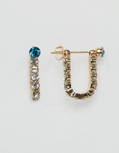 Серьги с камнями ASOS - Мульти