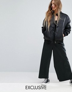 Широкие брюки Reclaimed Vintage - Черный