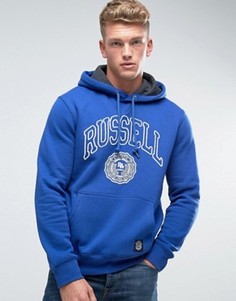 Худи с логотипом Russell Athletic Rosette - Синий