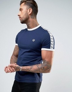 Темно-синяя футболка Fred Perry Sports Authentic - Темно-синий