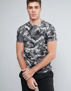Футболка с цветочным принтом Ted Baker - Серый