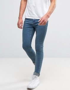 Супероблегающие джинсы New Look - Синий