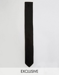 Трикотажный галстук Noose &amp; Monkey - Черный