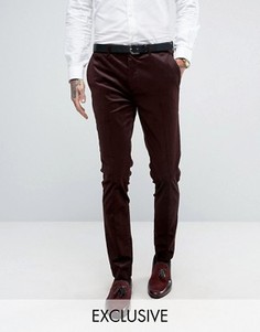 Вельветовые супероблегающие брюки Only &amp; Sons - Красный