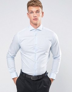 Строгая рубашка зауженного кроя с длинными рукавами Jack &amp; Jones Premium - Синий