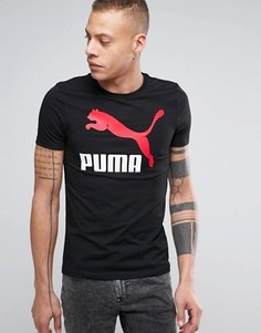 Винтажная облегающая футболка Puma эксклюзивно для ASOS - Черный