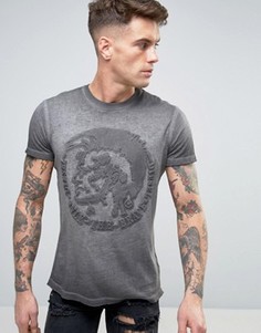 Футболка Diesel T-DIEGO-MM Mohawk - Черный