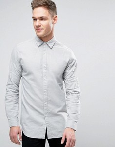Длинная рубашка с начесом Jack &amp; Jones Premium - Серый