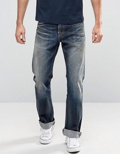 Свободные джинсы с кромкой Edwin ED-39 Red Listed - Синий